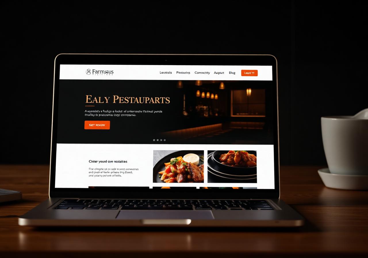 Vorschau des Restaurant · Gastronomie-Designkonzepts Ristorante Vista